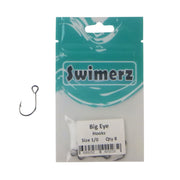 Swimerz Big Eye Inline Lure Hooks, Size 1/0, 8 Pack-1