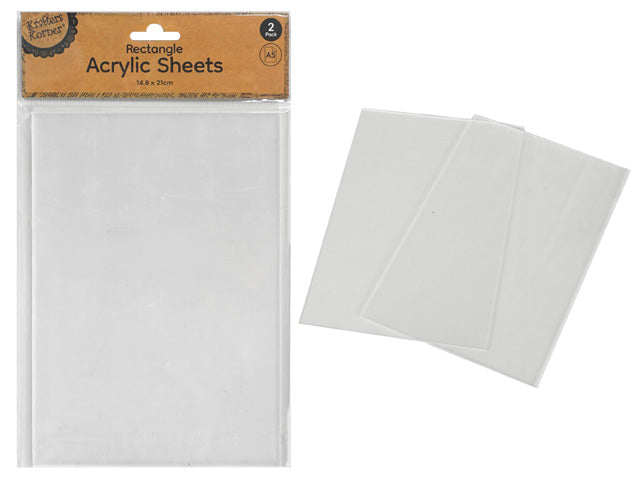 Acrylic Sheet A5 2Pk - My Local Bargains Acrylic Sheet A5 2Pk - Perfect ...