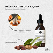 25ml Organic Jojoba Oil - Golden Pure Cold Pressed Seed For Hair Skin Nails-4