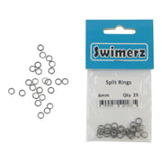 Swimerz 6mm Split Ring Stainless Steel, 25 Pack-1