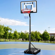 Everfit 2.6M Basketball Hoop Stand System Adjustable Portable Pro Kids Clear-0