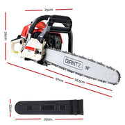 Giantz Chainsaw Petrol 75CC 18" Bar Commercial E-Start Pruning Chain Saw,Giantz Chainsaw Petrol 52CC 20" Bar Commercial E-Start Pruning Chain Saw 5.2HP-1