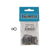 Swimerz 225kg Solid Double Rings, 17mm, 20 pack-2