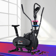 Everfit Exercise Bike 6 in 1 Elliptical Cross Trainer Home Gym Indoor Cardio-0