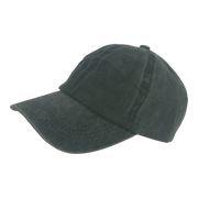 BSTC 6-Panel Baseball Cap, Distressed Cotton, Green-0