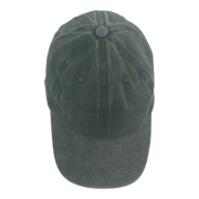 BSTC 6-Panel Baseball Cap, Distressed Cotton, Green-2