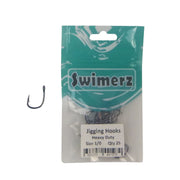 Swimerz 1/0 Heavy Duty Jigging Hooks 25 pack-1