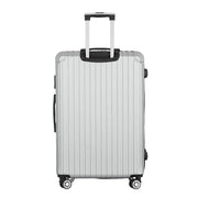 Wanderlite 28-inch Luggage Set with TSA Lock�ABS Hard Shell Travel Suitcase Organiser Luggage Case Light Grey-2