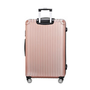 Wanderlite 28-inch Luggage Set with TSA Lock�ABS Hard Shell Travel Suitcase Organiser Luggage Case Rose Gold-2