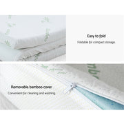 Giselle Bedding Memory Foam Mattress Topper 11-Zone 8cm Single-4