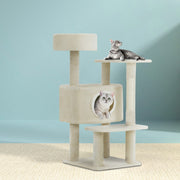 i.Pet Cat Tree 90cm Scratching Post Tower Scratcher Wood Condo House Bed Trees-0