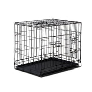 i.Pet 24" Dog Cage Crate Kennel 3 Doors-0