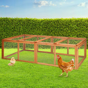 i.Pet Chicken Coop Rabbit Hutch 180cm Extra Large Wooden Chicken House Run XL Hen Cage-0