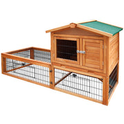 i.Pet Chicken Coop Rabbit Hutch 155cm x 49cm x 90cm Large Chicken Coop Wooden Run Cage House Outdoor-2