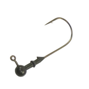 Vike 3/16 oz Round Jig Head with a Size 2/0 Hook Tungsten, 3 pack-0