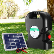 Giantz Fence Energiser 20KM Solar Powered 1.2J Electric-0