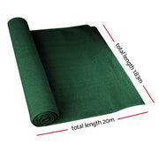 Instahut 90% Shade Cloth 1.83x20m Shade Cloth Sail Heavy Duty Shadecloth Garden Mesh Roll GR-1