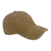 BSTC 6-Panel Baseball Cap, Distressed Cotton, Tan-0