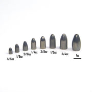 Swimerz 3/8 oz Tungsten Bullet Sinker. Qty 5.-1