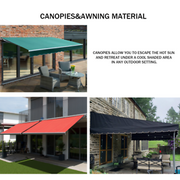 600D Waterproof Canvas Fabric Outdoor Canopy Tent Awning Sew Material UV Protect