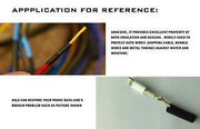 3:1 Ratio Clear Heat Shrink Tubing Glue Lined Auto Marine Electrical Insulation