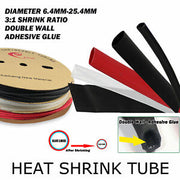 3 Meters Heat Shrink Tube 3:1 Shrink Wraps Inner Adhesive Layer Wire Insulation