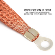 20cm/29cm/60cm Copper Braided Cable Car Truck Earth Ground Lead Bonding Straps