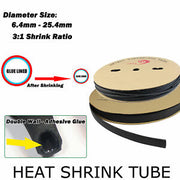 3:1 Heat Shrink Tube Wire Shrink Wrap Glue Lined Watertight Corrosion Resistant