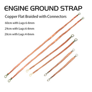 20cm/29cm/60cm Copper Braided Cable Car Truck Earth Ground Lead Bonding Straps