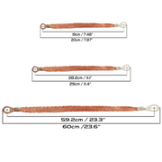 20cm/29cm/60cm Copper Braided Cable Car Truck Earth Ground Lead Bonding Straps