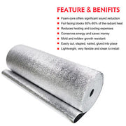 4mm Foam Insulation Reflective Heat Radiant Barrier Double-Face Foil Waterproof